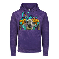 Cloud Purple Western Show Mom Sheep Vintage Hoodie - LillyAllenDesigns