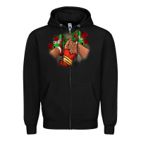 Black Latina Mexican Zipper Hoodie - RanaPortraitStore