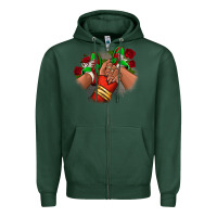 Sports Green Latina Mexican Zipper Hoodie - RanaPortraitStore