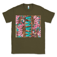 Army Green cherry blossoms mama tumbler Classic Tee - Artiststas