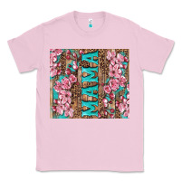 Bubblegum Pink cherry blossoms mama tumbler Classic Tee - Artiststas