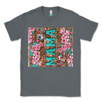 Charcoal Heather cherry blossoms mama tumbler Classic Tee - Artiststas
