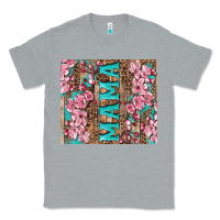 Heather Grey cherry blossoms mama tumbler Classic Tee - Artiststas