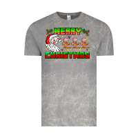 Cloud Rock Merry Christmas Vintage Tee - CowhideDigitalArt