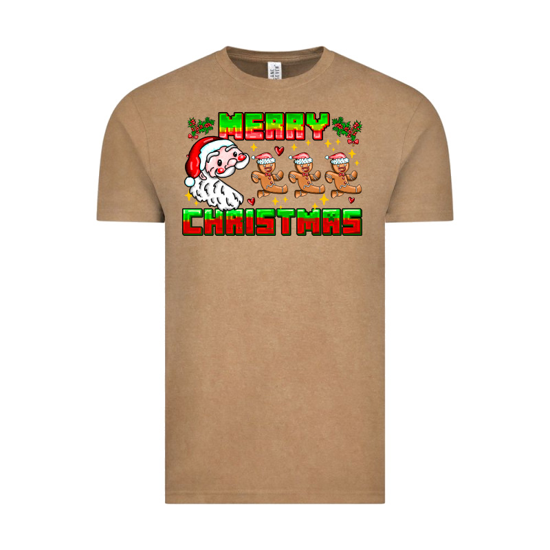Merry Christmas Vintage Tee by CowhideDigitalArt | Teevron