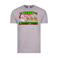 Vintage Zinc Merry Christmas Vintage Tee - CowhideDigitalArt