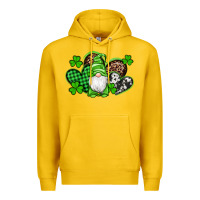 Lemon st patricks day gnome with western hearts Premium Hoodie - Artiststas