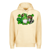 Pina Colada st patricks day gnome with western hearts Premium Hoodie - Artiststas