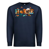 Navy fall nurse Premium Sweatshirt - RanaPortraitStore