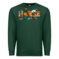 Sports Green fall nurse Premium Sweatshirt - RanaPortraitStore