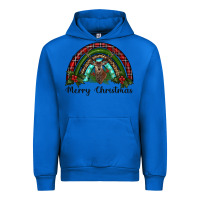 Cobalt reindeer rainbow christmas Urban Hoodie - RanaPortraitStore