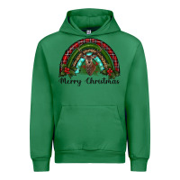 Emerald reindeer rainbow christmas Urban Hoodie - RanaPortraitStore
