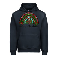Navy reindeer rainbow christmas Urban Hoodie - RanaPortraitStore