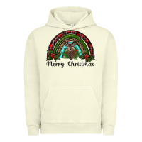 Pigment Pistachio reindeer rainbow christmas Urban Hoodie - RanaPortraitStore