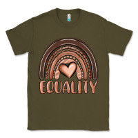 Army Green equality melanin rainbow Classic Tee - OliviaCreatesArt
