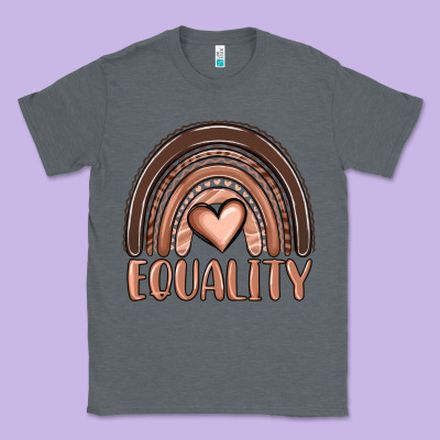 Equality Melanin Rainbow Classic Tee Designed By Oliviacreatesart