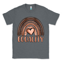 Charcoal Heather equality melanin rainbow Classic Tee - OliviaCreatesArt