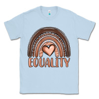 Dusty Blue equality melanin rainbow Classic Tee - OliviaCreatesArt