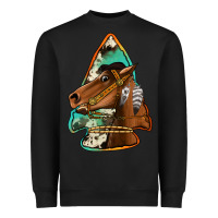 Black horse arrowhead Heavyweight Sweatshirt - Jasminsmagicworld