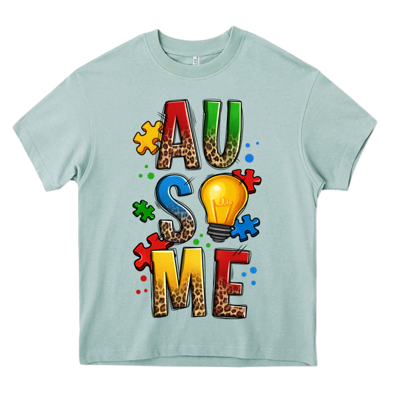 Ausome Autism Heavy Core Tee by OliviaCreatesArt | Teevron