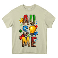 Mossy ausome autism Heavy Core Tee - OliviaCreatesArt