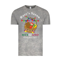 Cloud Rock logo for rosys saon mexicano Vintage Tee - CowhideDigitalArt