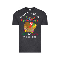 Vintage Black logo for rosys saon mexicano Vintage Tee - CowhideDigitalArt