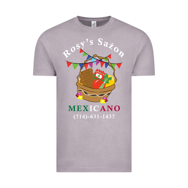 Logo For Rosys Saon Mexicano Vintage Tee by CowhideDigitalArt | Teevron