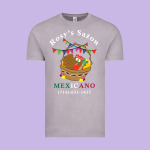 Logo For Rosys Saon Mexicano Vintage Tee Designed By Cowhidedigitalart