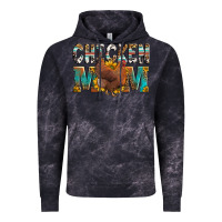 Cloud Black chicken mom Vintage Hoodie - LillyAllenDesigns