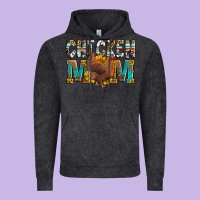Chicken Mom Vintage Hoodie Designed By Lillyallendesigns