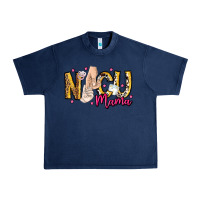 Navy Nicu Mama Urban Heavy Tee - CowhideDigitalArt