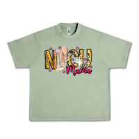 Oil Green Nicu Mama Urban Heavy Tee - CowhideDigitalArt
