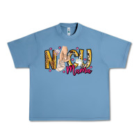 Pebble Blue Nicu Mama Urban Heavy Tee - CowhideDigitalArt