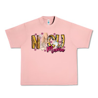 Salmon Nicu Mama Urban Heavy Tee - CowhideDigitalArt