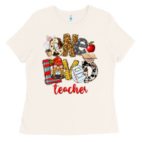 Bone One Loved Teacher Ladies Tee - FaDigitalArtStudio