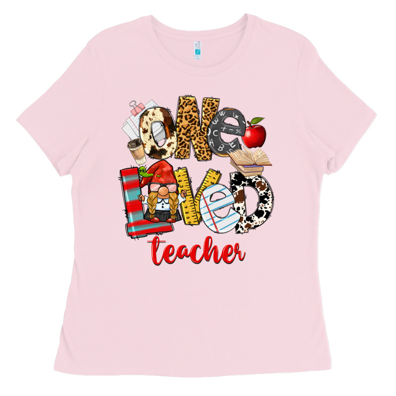 One Loved Teacher Ladies Tee by FaDigitalArtStudio | Teevron
