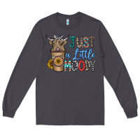 Smoke just a latte moody Long Sleeve Tee - CowhideDigitalArt