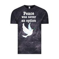 Cloud Black Peace Was Never An Option Vintage Tee - Bettercallsaul