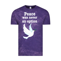 Cloud Purple Peace Was Never An Option Vintage Tee - Bettercallsaul