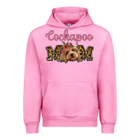 Fuchsia Pink Cockapoo Mom Urban Hoodie - Jasminsmagicworld