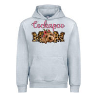 Heather Grey Cockapoo Mom Urban Hoodie - Jasminsmagicworld