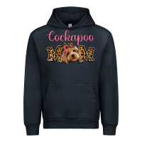 Navy Cockapoo Mom Urban Hoodie - Jasminsmagicworld