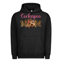 Pigment Black Cockapoo Mom Urban Hoodie - Jasminsmagicworld
