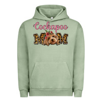 Pigment Oil Green Cockapoo Mom Urban Hoodie - Jasminsmagicworld