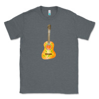 Charcoal Heather mexican vihuela fa element 1 Classic Tee - FaDigitalArtStudio