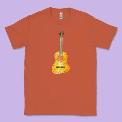 Mexican Vihuela Fa Element 1 Classic Tee Designed By Fadigitalartstudio