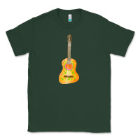 Sports Green mexican vihuela fa element 1 Classic Tee - FaDigitalArtStudio