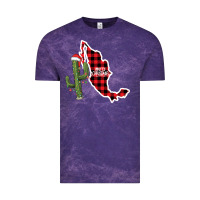 Cloud Purple Merry Christmas Vintage Tee - CowhideDigitalArt
