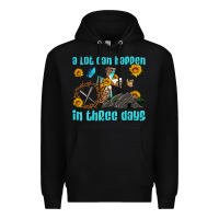 Black easter a lot can happen in three days western sunflowers Premium Hoodie - Artiststas